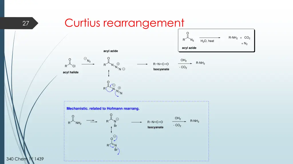 curtius rearrangement