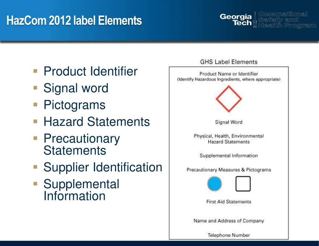 hazcom 2012 label elements