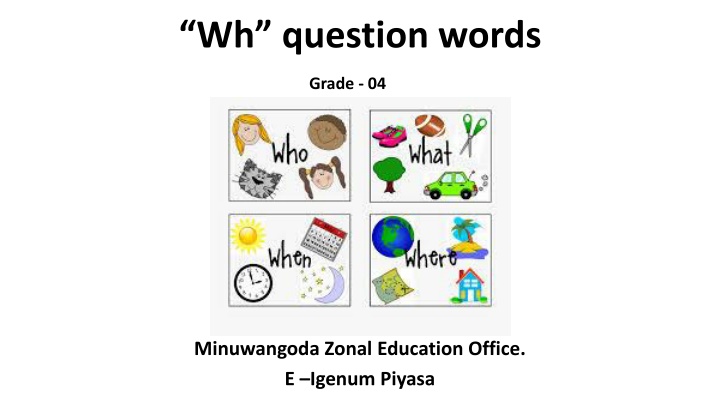 wh question words