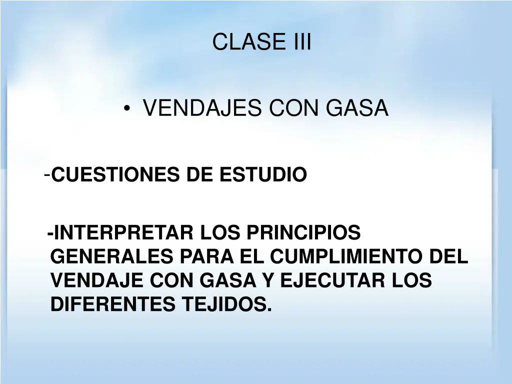clase iii