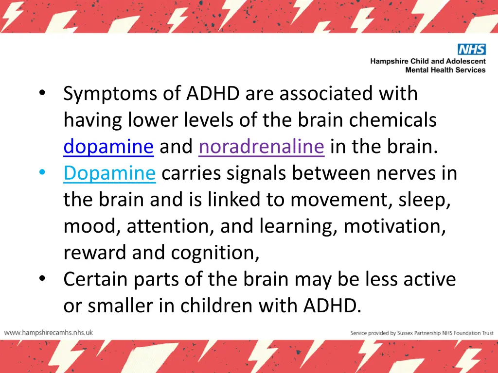 symptoms of adhd are associated with having lower