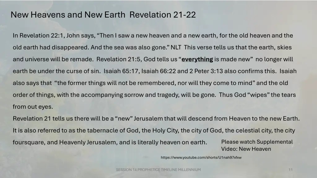 new heavens and new earth revelation 21 22