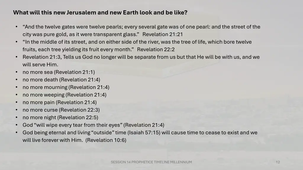 what will this new jerusalem and new earth look
