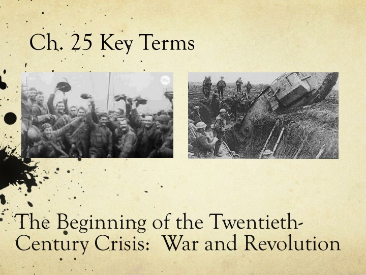 ch 25 key terms
