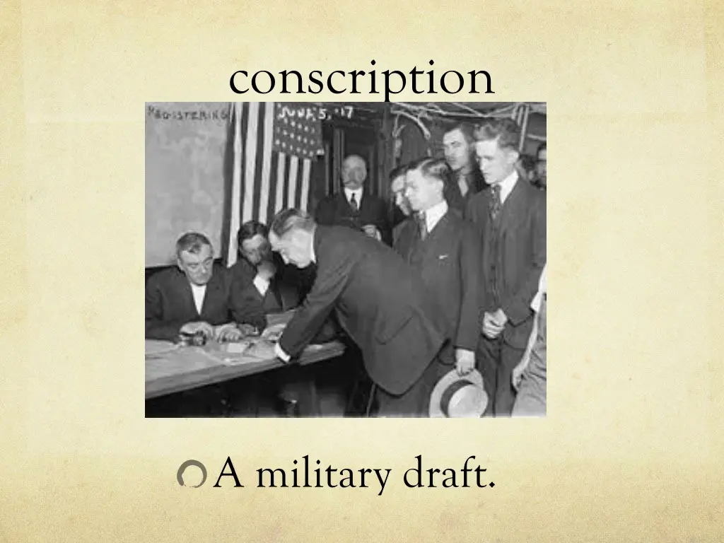 conscription