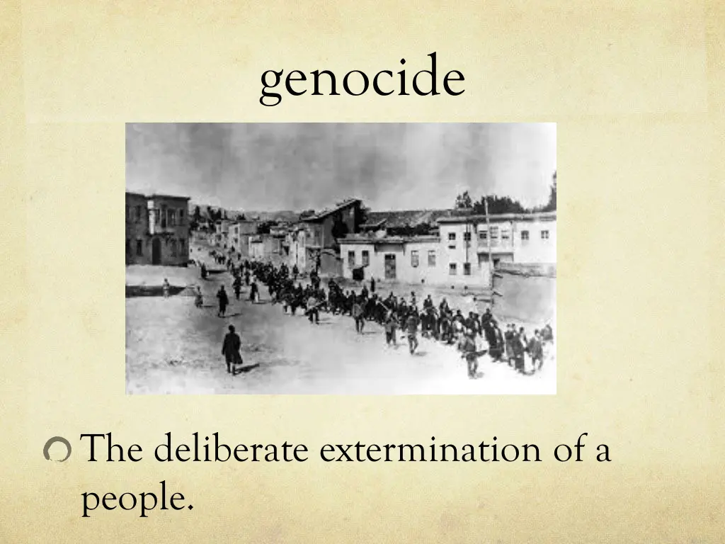 genocide
