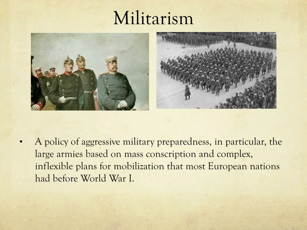 militarism