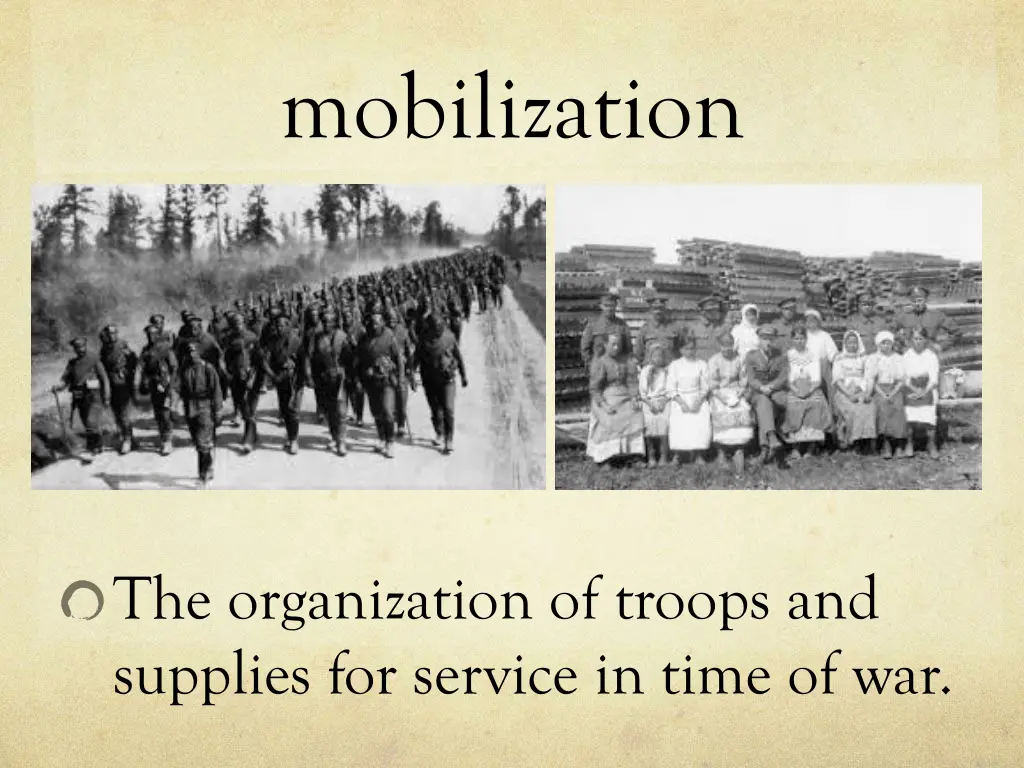 mobilization