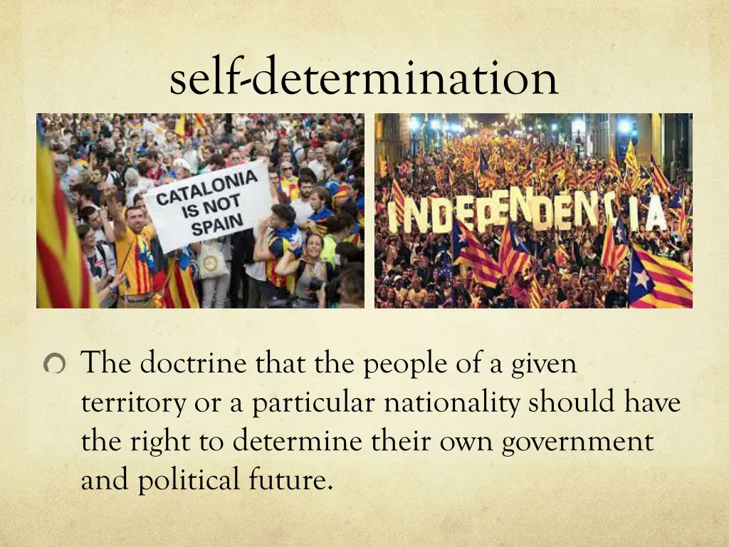 self determination