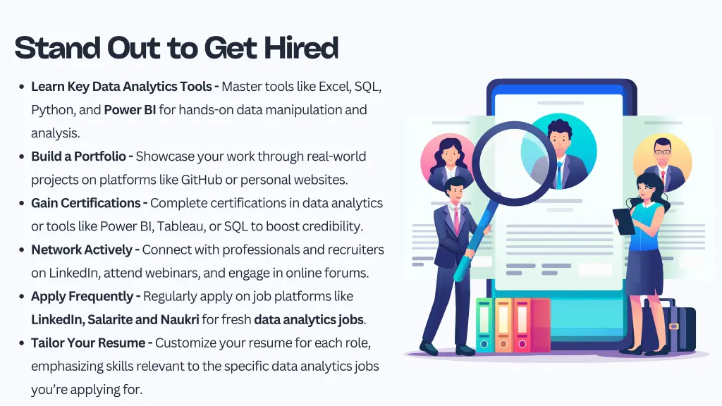 stand out to get hired