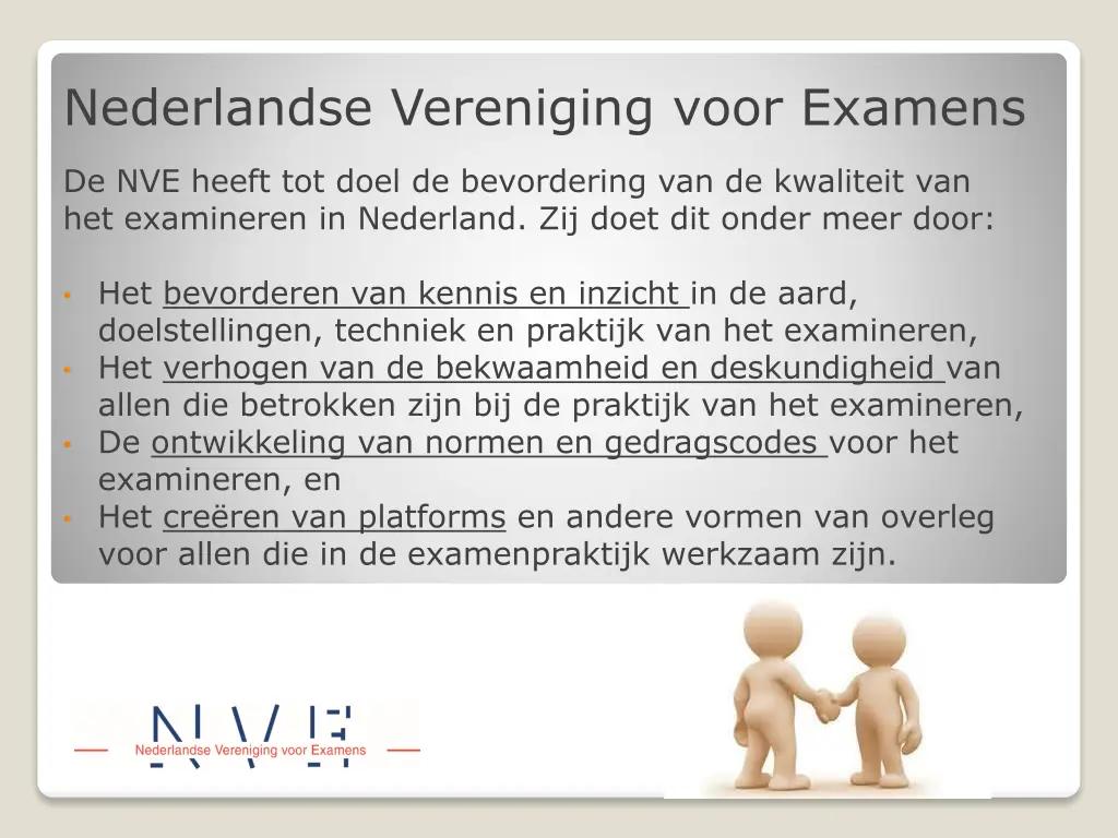 nederlandse vereniging voor examens