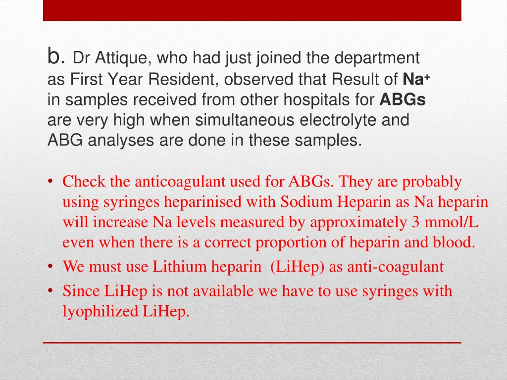 b dr attique who had just joined the department