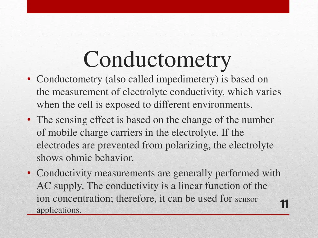 conductometry conductometry also called