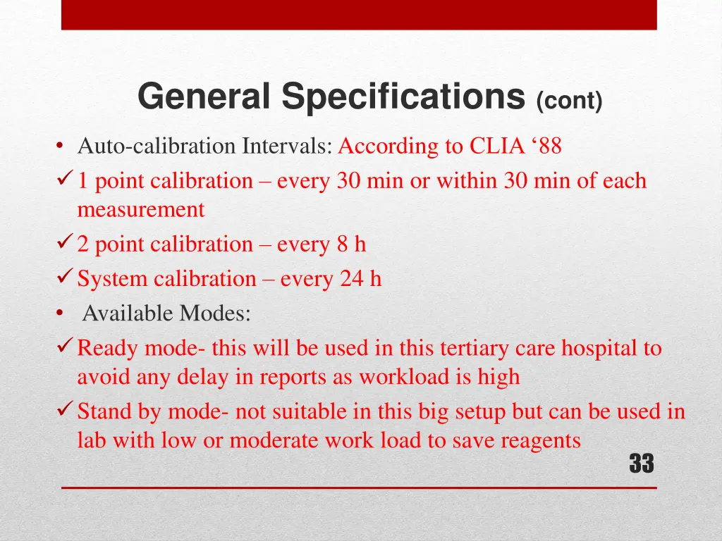 general specifications cont 1