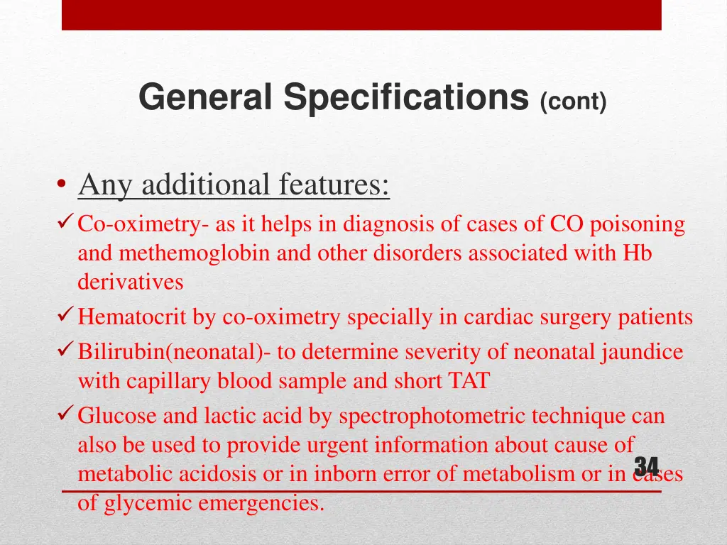 general specifications cont 2
