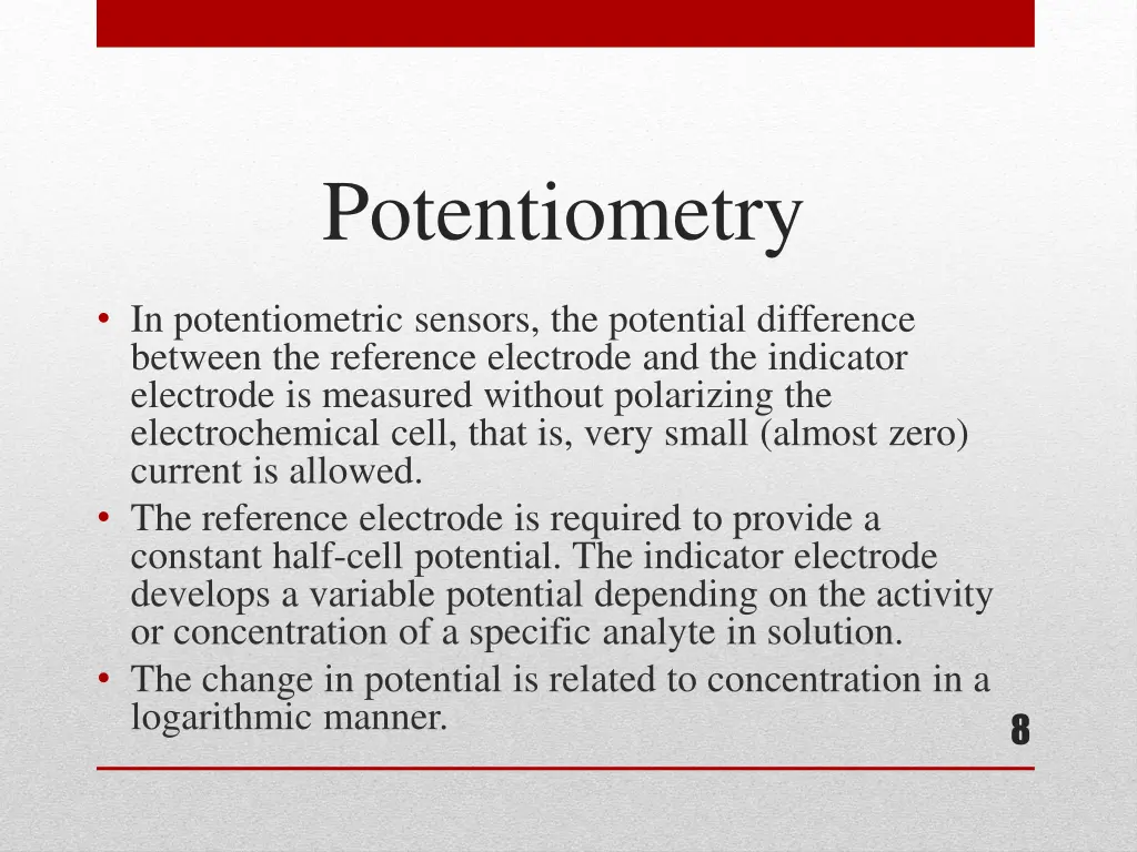 potentiometry