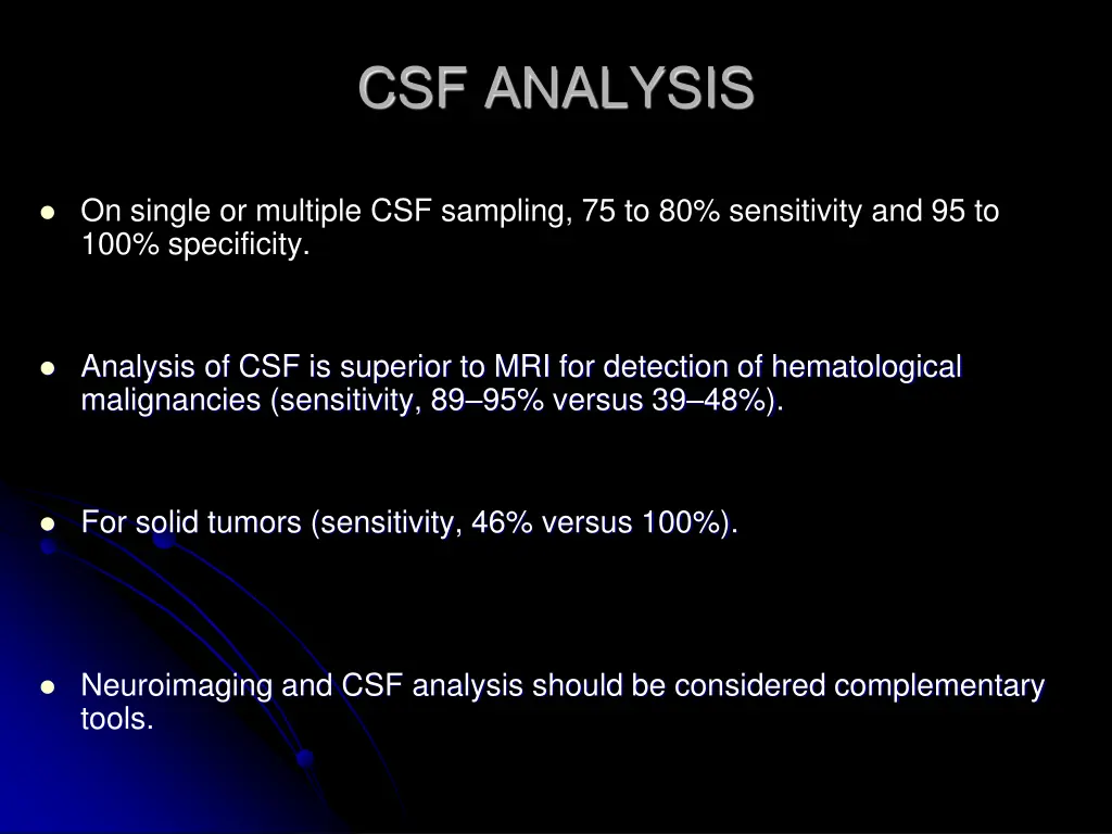 csf analysis