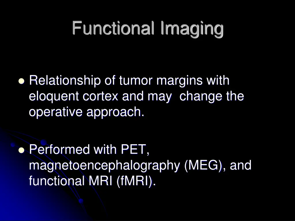 functional imaging