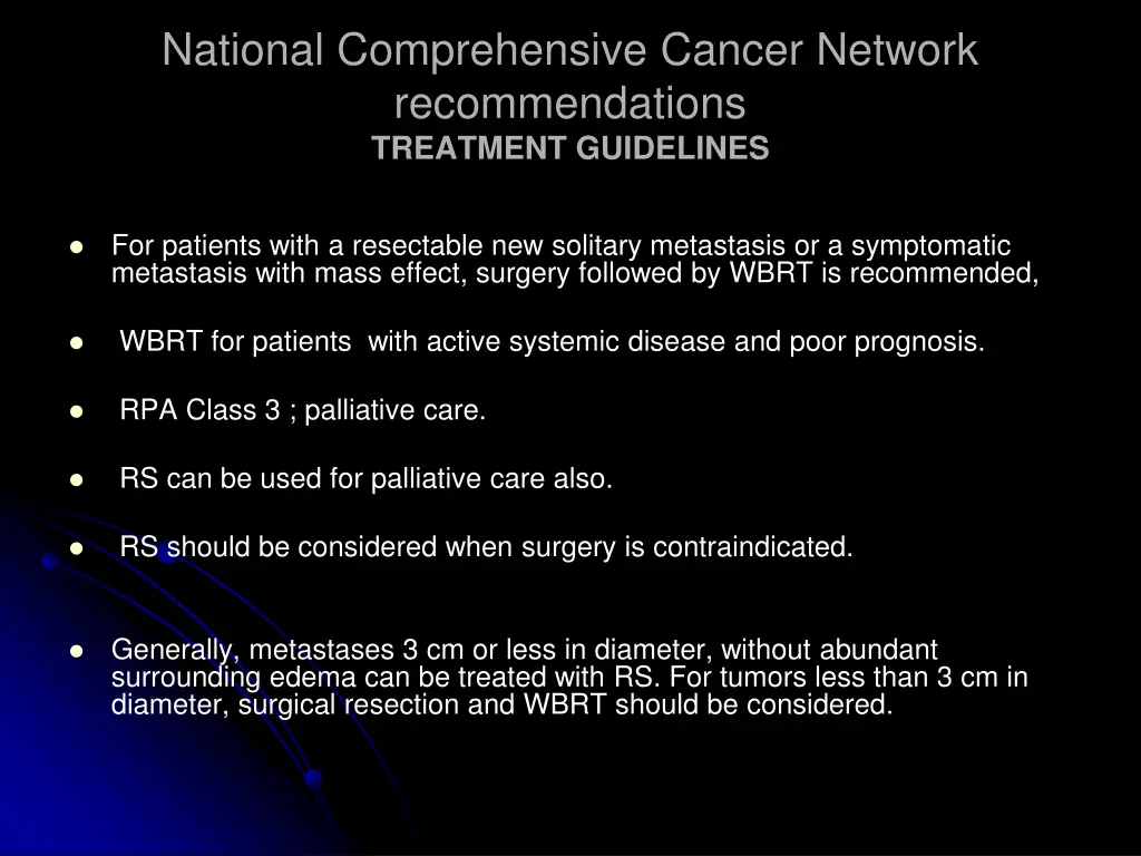 national comprehensive cancer network