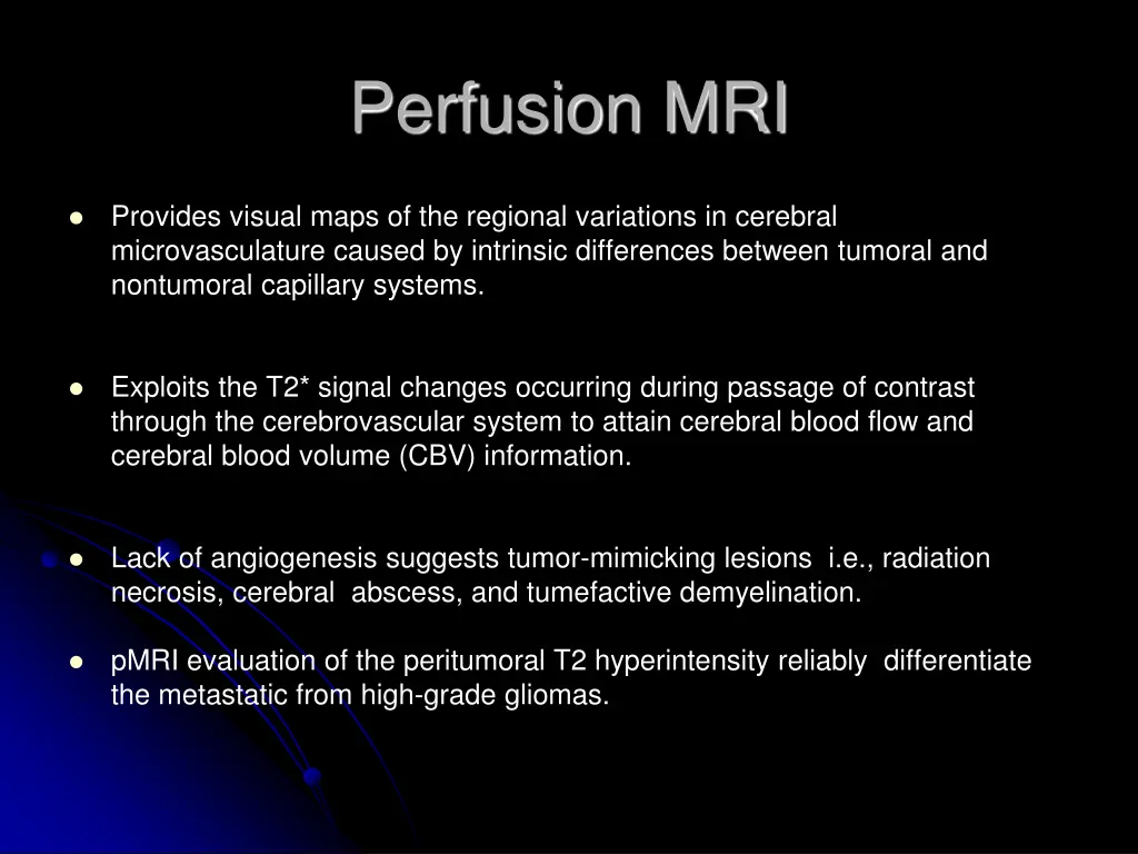 perfusion mri