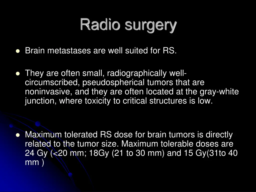 radio surgery 1