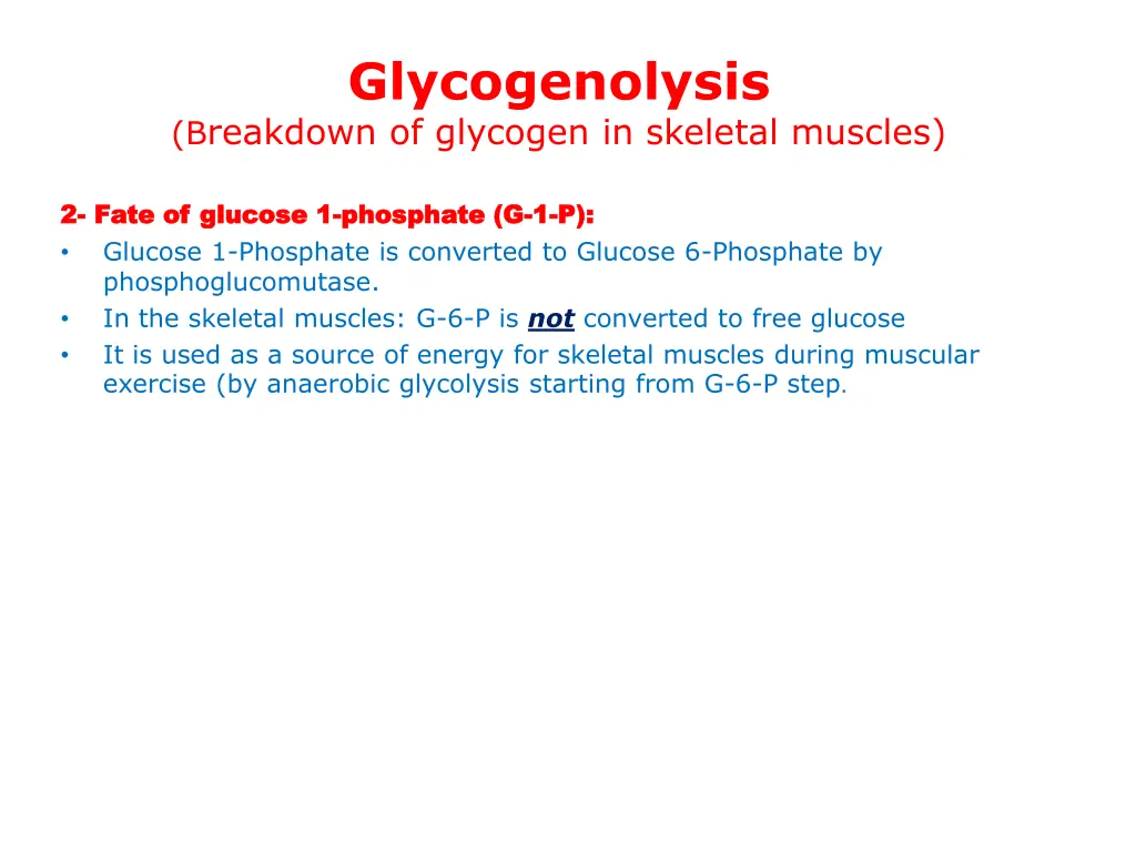 glycogenolysis b reakdown of glycogen in skeletal 3