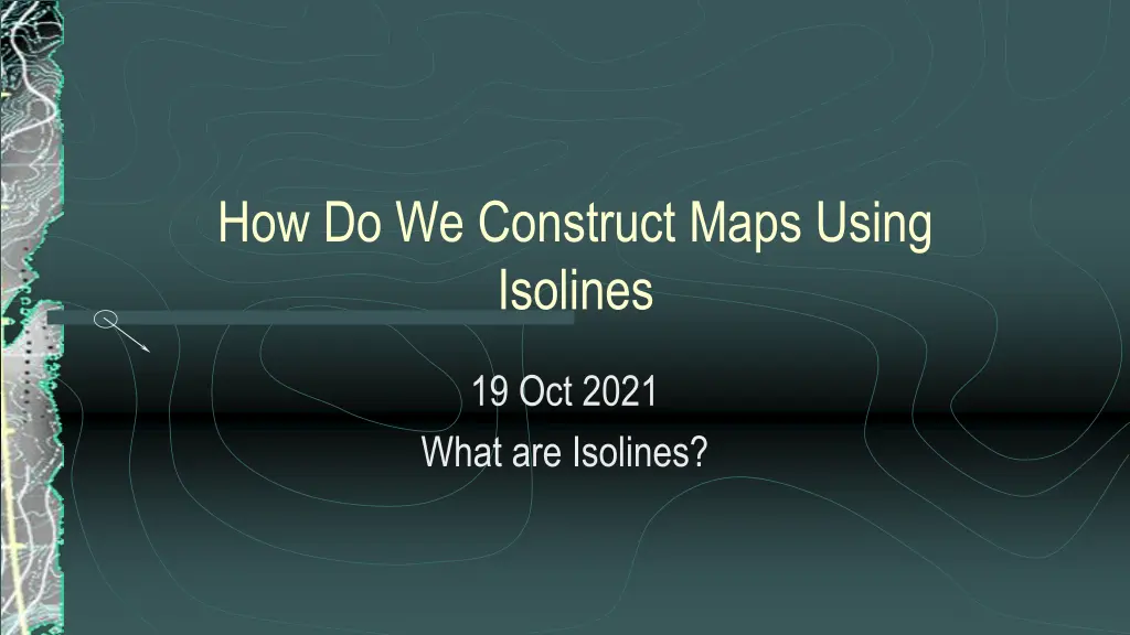 how do we construct maps using isolines