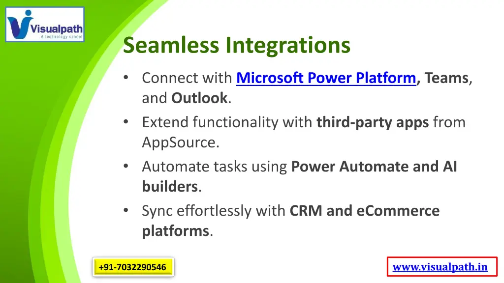 seamless integrations