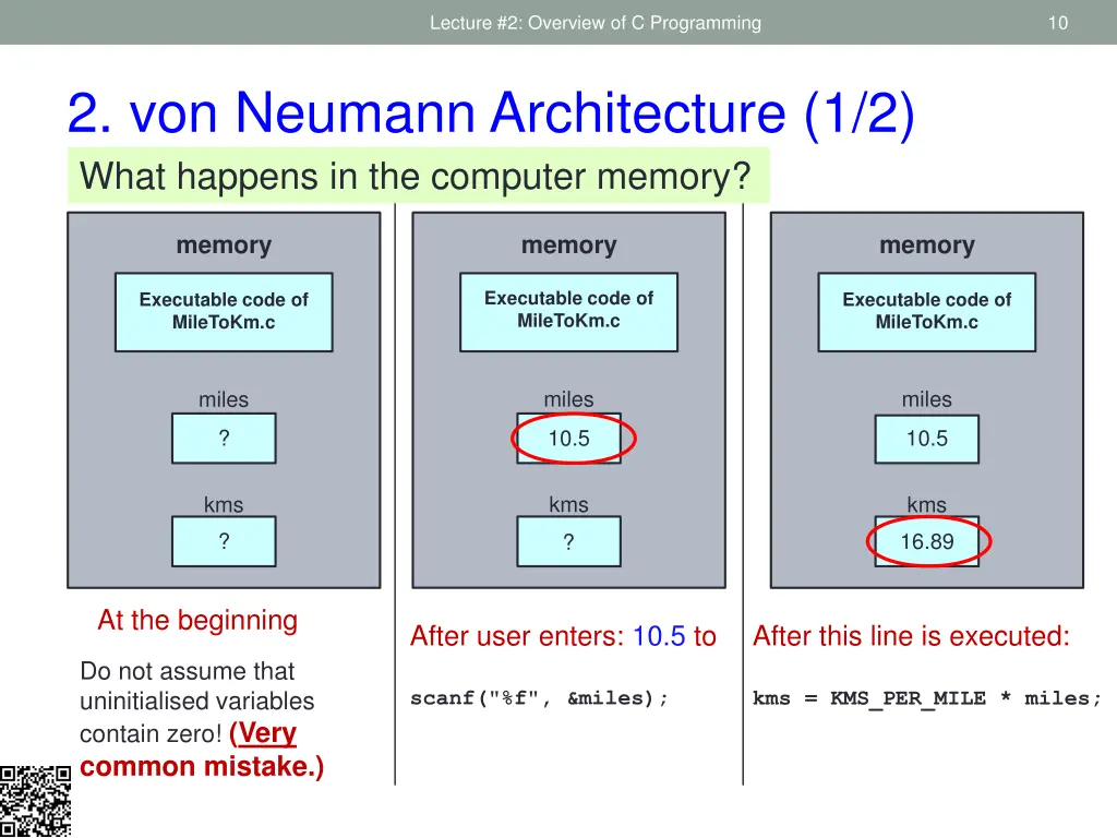 lecture 2 overview of c programming 7