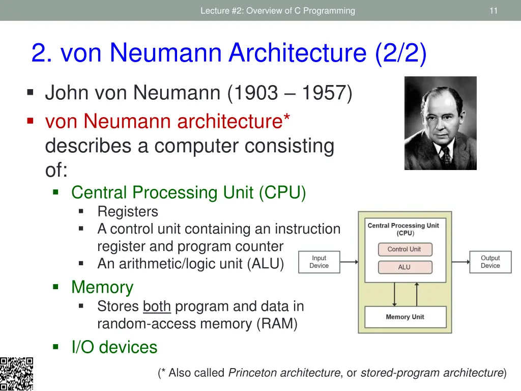 lecture 2 overview of c programming 8