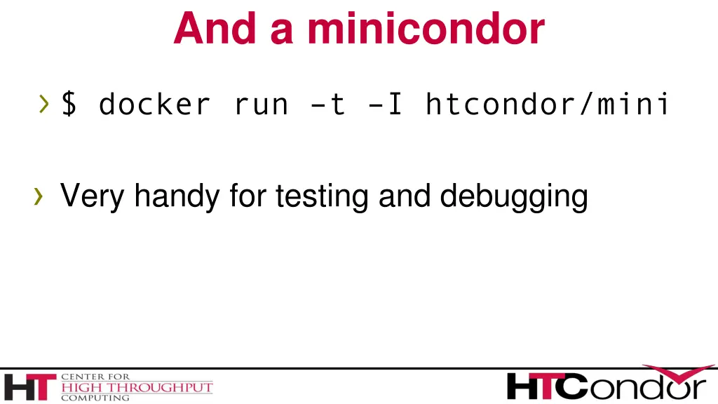 and a minicondor