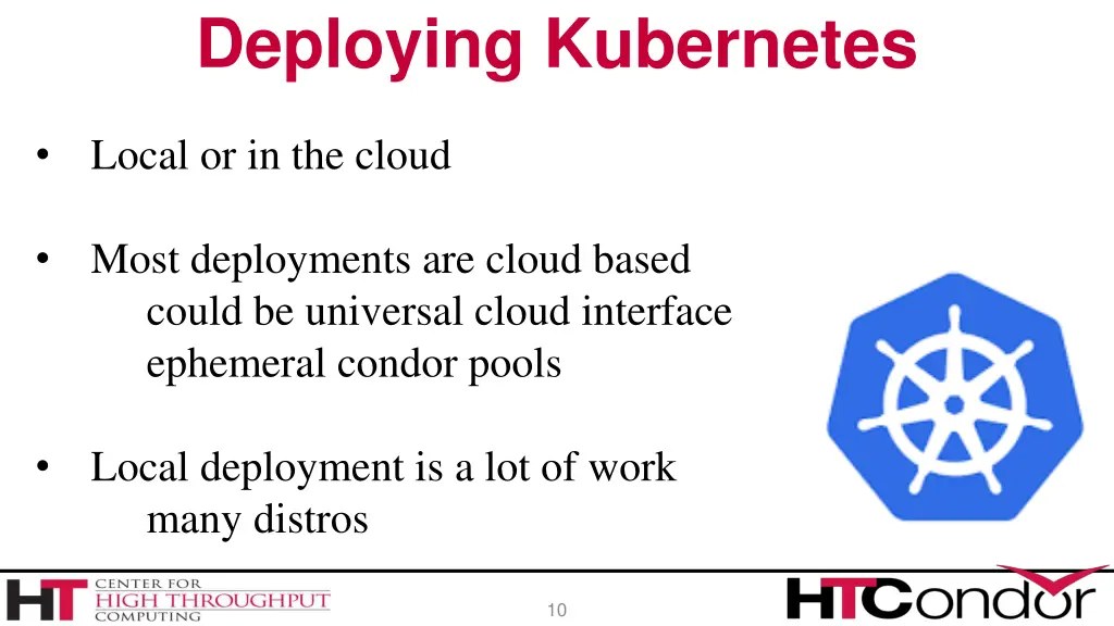 deploying kubernetes