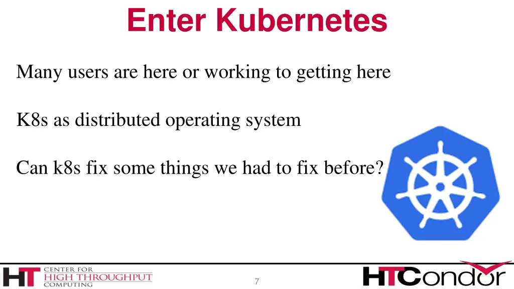 enter kubernetes