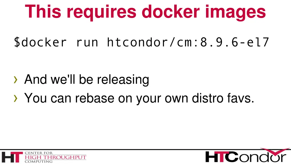 this requires docker images 1