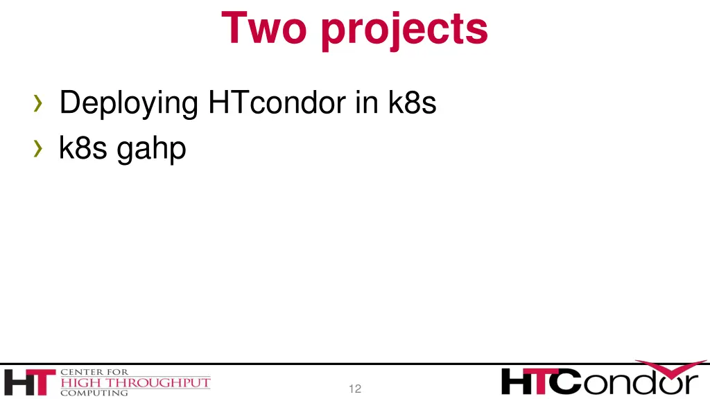 two projects