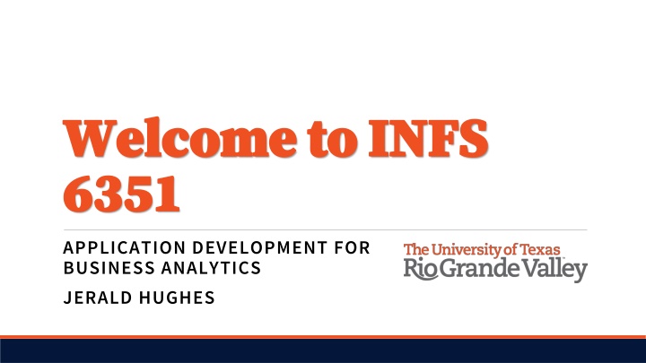 welcome to infs welcome to infs 6351 6351