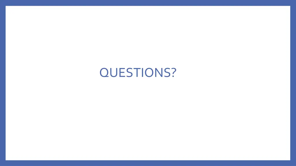 questions