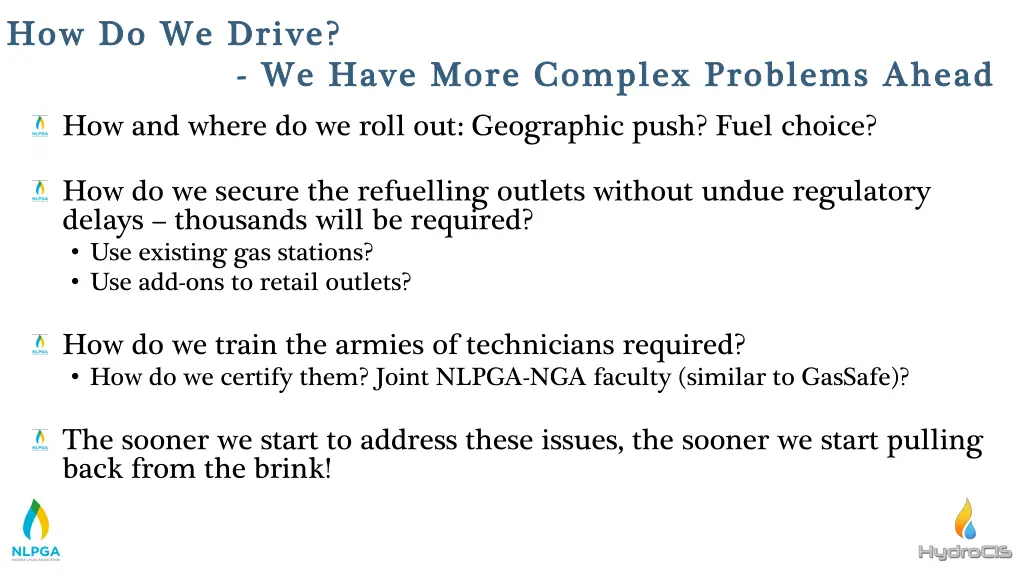 how do we drive how do we drive