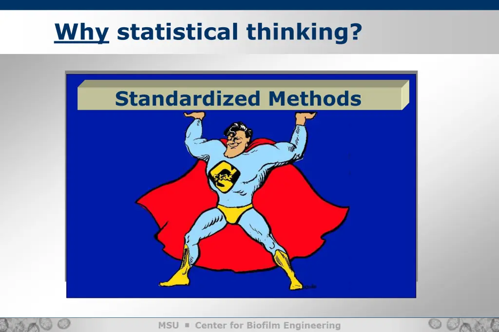 why statistical thinking 1