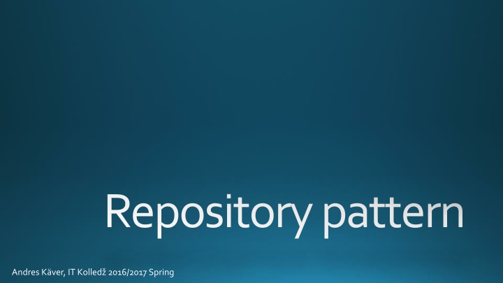 repository pattern