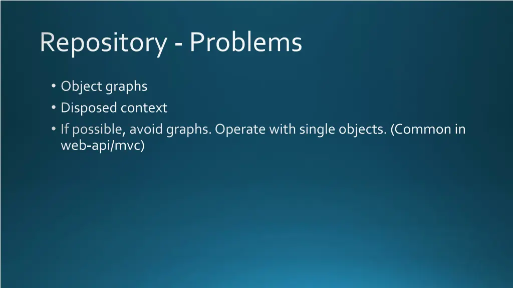 repository problems