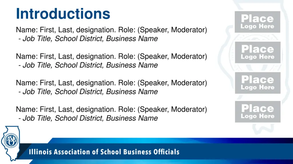 introductions name first last designation role