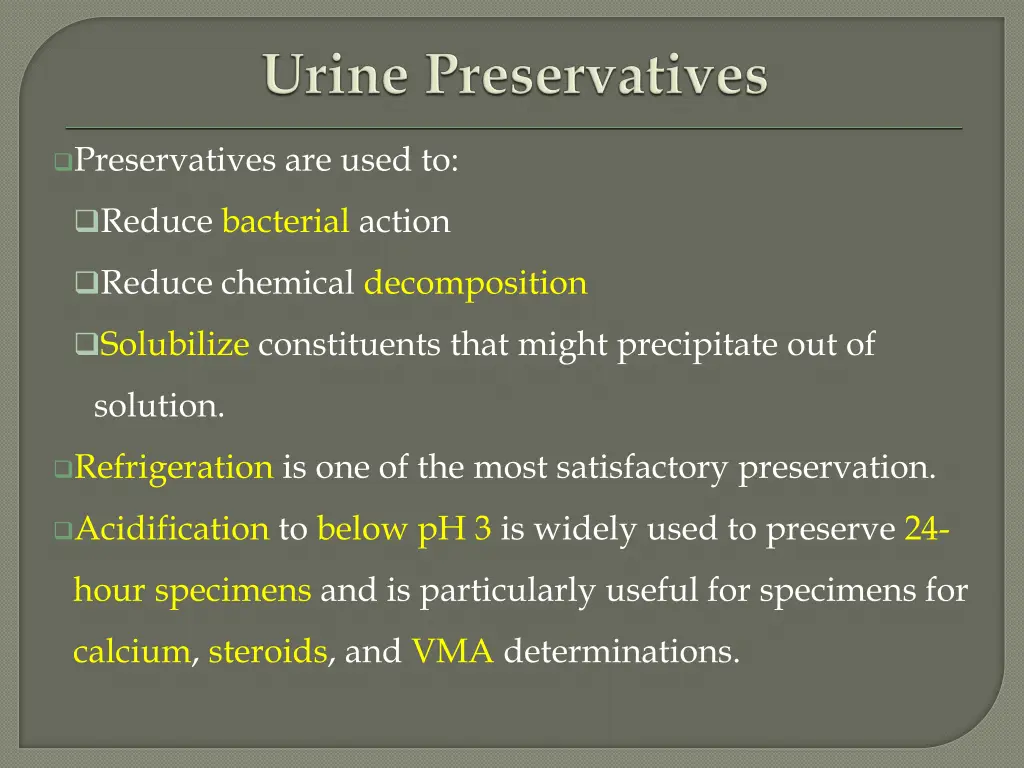 preservatives are used to