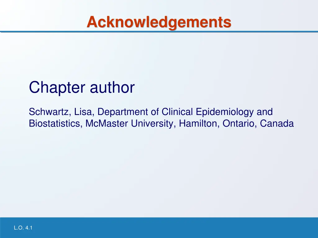 acknowledgements