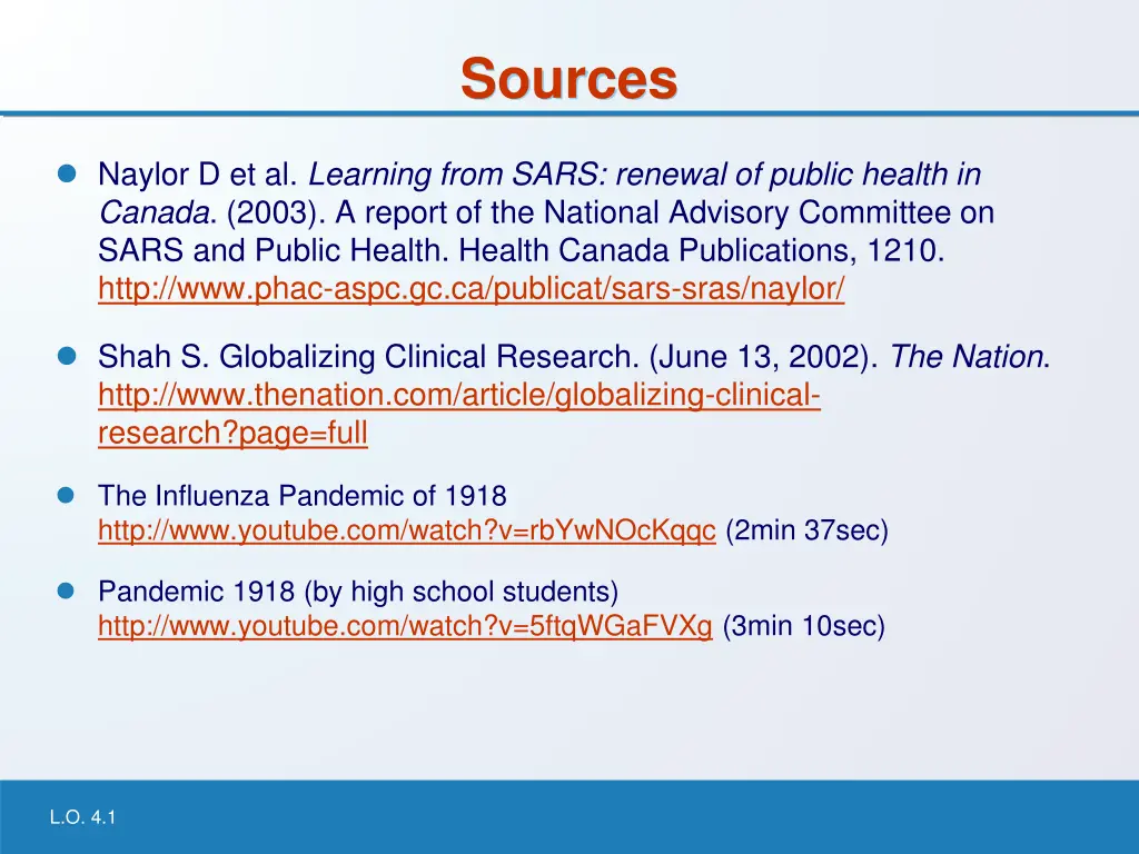 sources