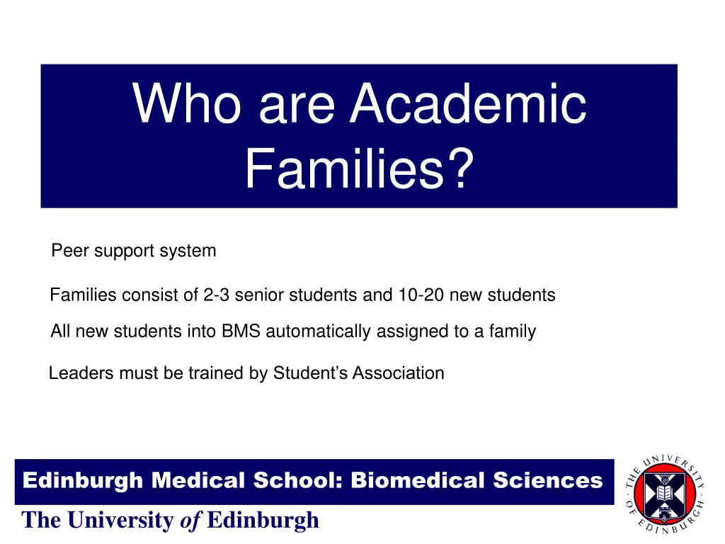 who are academic families