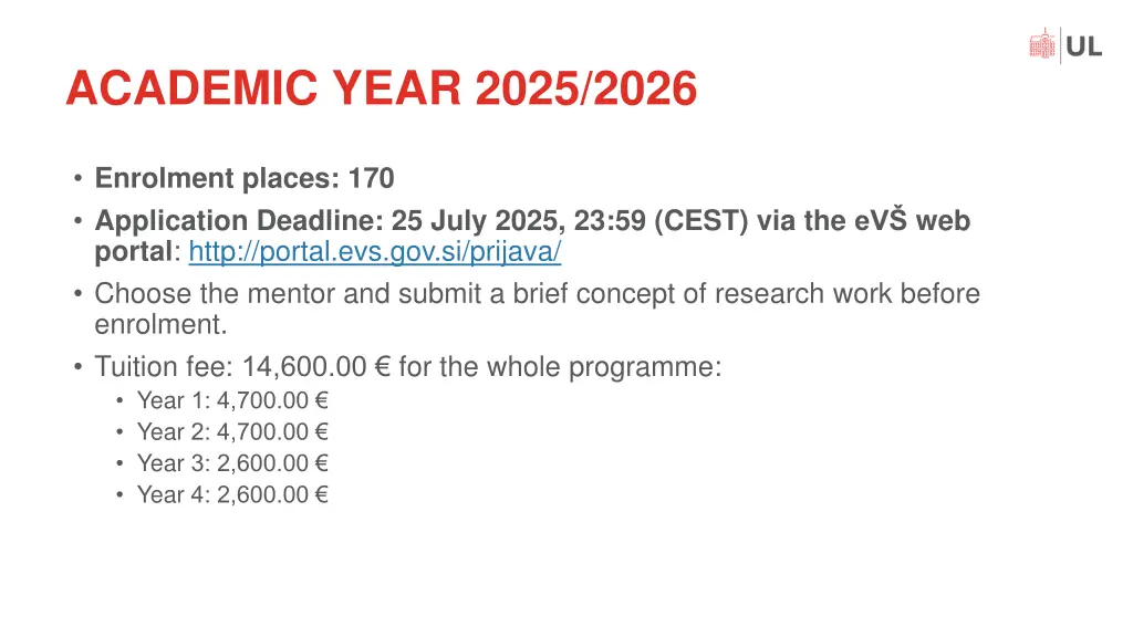 academic year 2025 2026