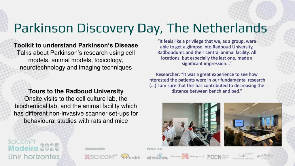 parkinson discovery day the netherlands