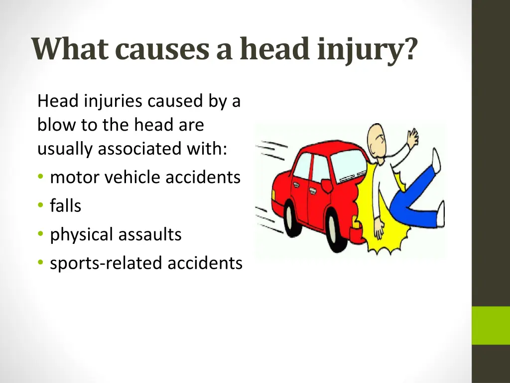 what causes a head injury