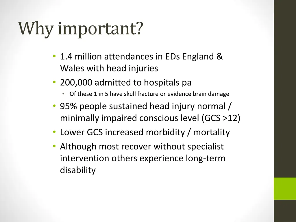 why important